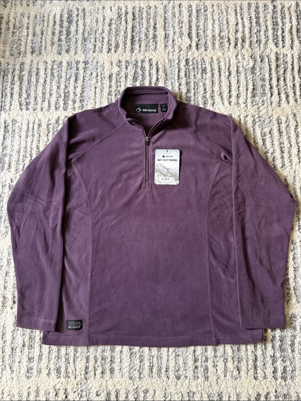 Dri Duck Women's Plum Quarter-Zip Fleece Pullover